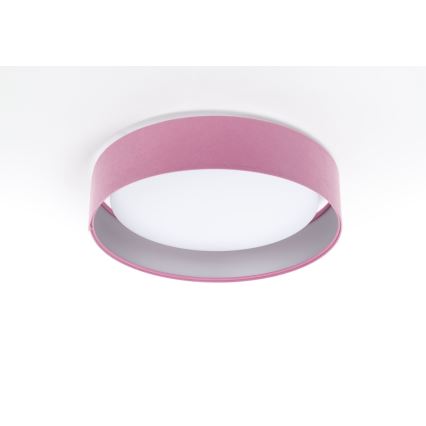 Lampada da soffitto LED GALAXY LED/24W/230V diam. 44 cm rosa/argento
