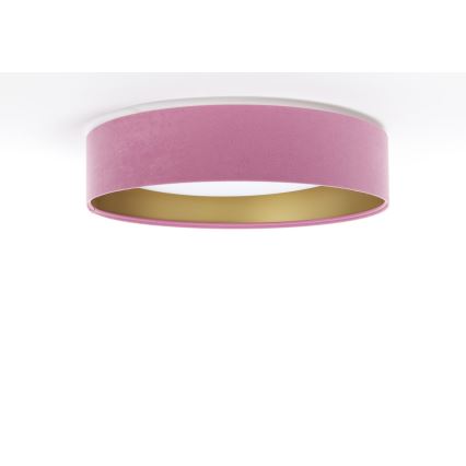 Lampada da soffitto LED GALAXY LED/24W/230V diam. 44 cm rosa/oro