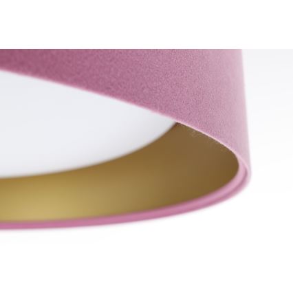 Lampada da soffitto LED GALAXY LED/24W/230V diam. 44 cm rosa/oro