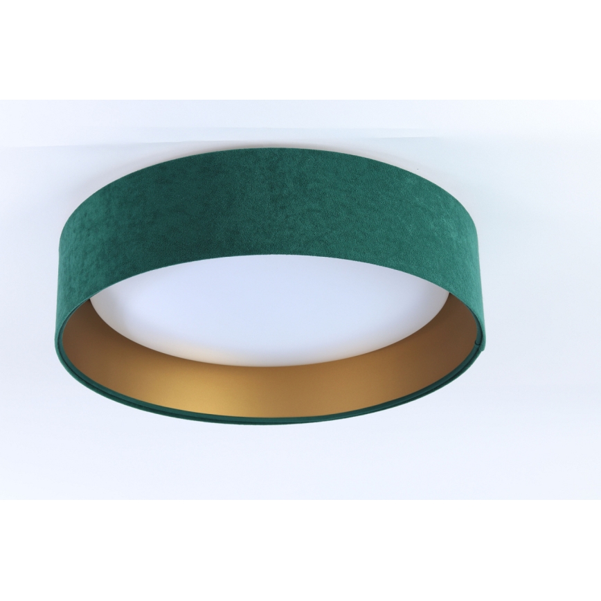 Lampada da soffitto LED GALAXY LED/24W/230V diam. 44 cm verde/oro