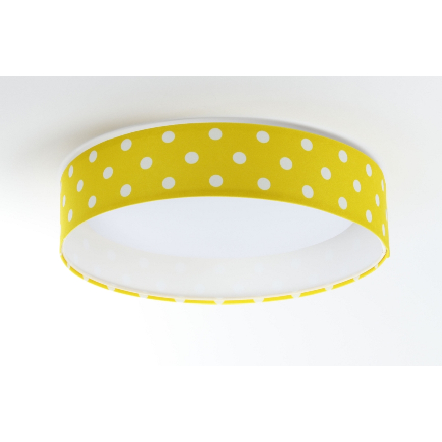 Plafoniera LED GALAXY KIDS LED/24W/230V punti giallo/bianco