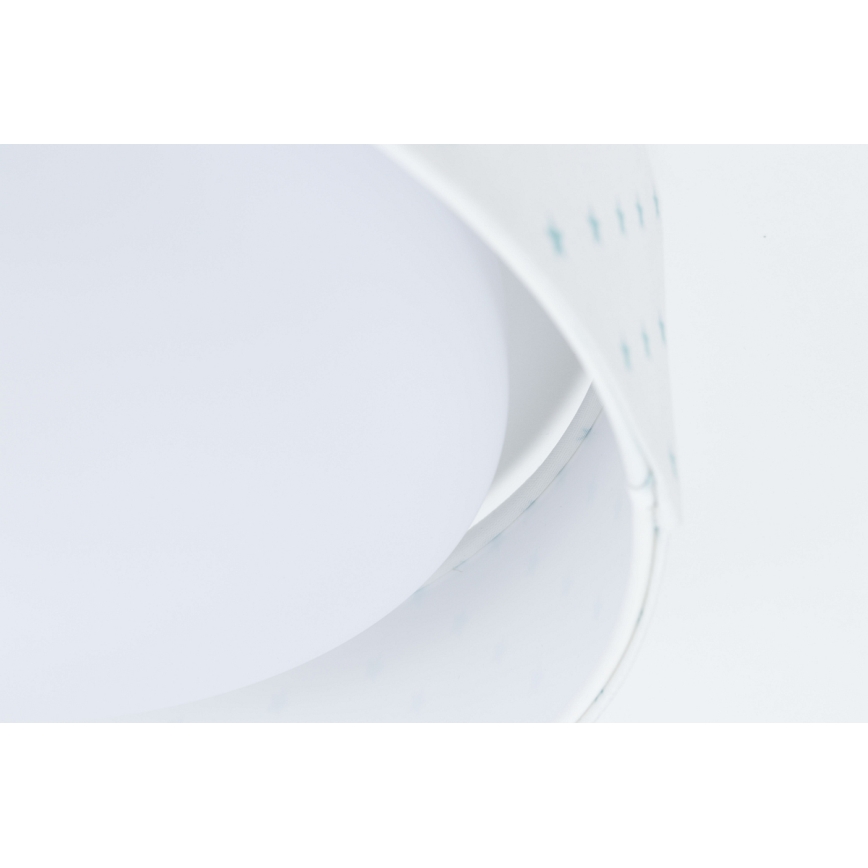 Plafoniera LED GALAXY KIDS LED/24W/230V stelle bianco/turchese