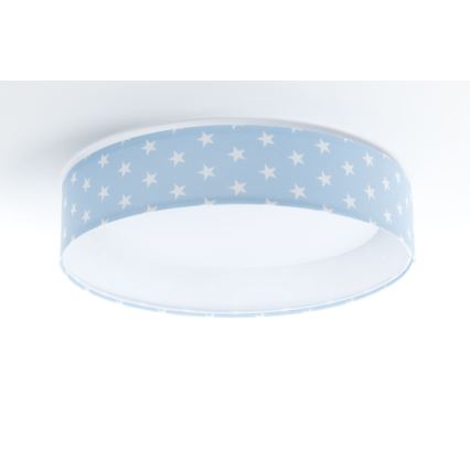 Plafoniera LED GALAXY KIDS LED/24W/230V stelle blu/bianco