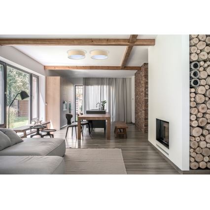 Plafoniera da soffitto GALAXY LED/24W/230V Ø 44 cm beige/bianco