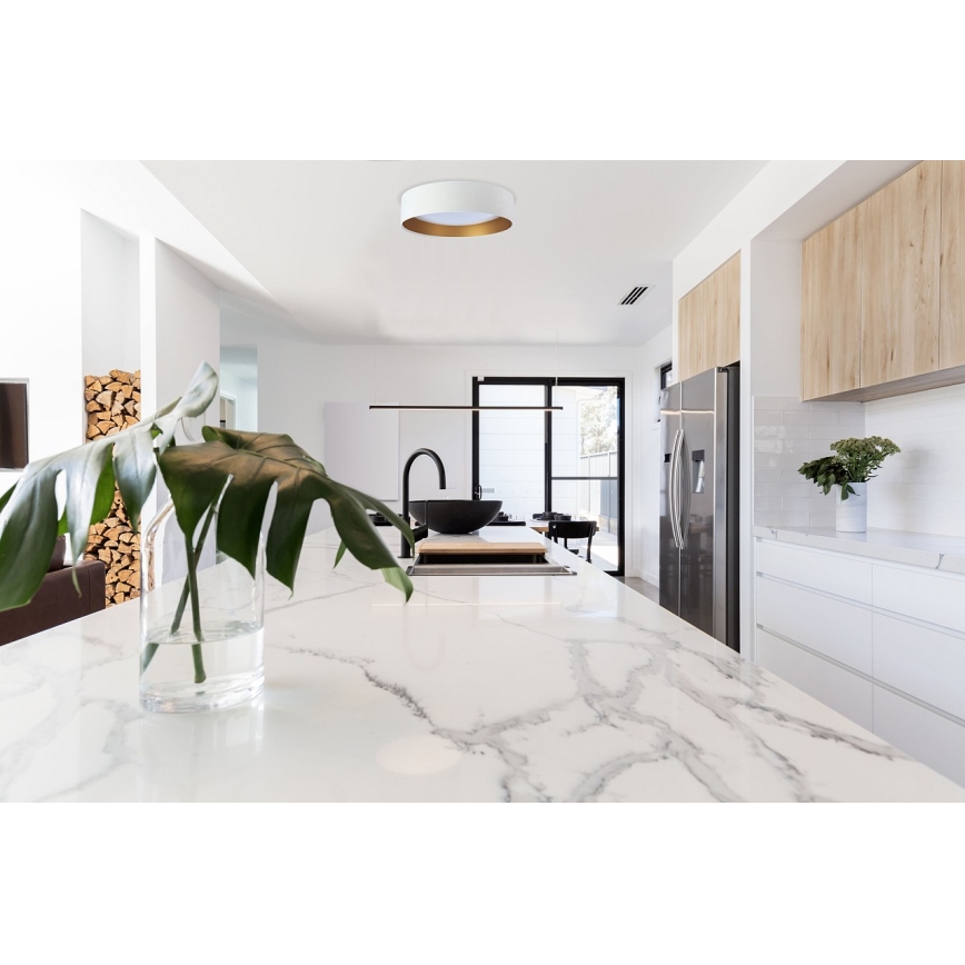 Plafoniera LED GALAXY LED/24W/230V Ø 44 cm bianco/oro