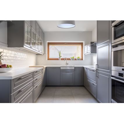 Plafoniera LED GALAXY LED/24W/230V Ø 44 cm grigio/bianco