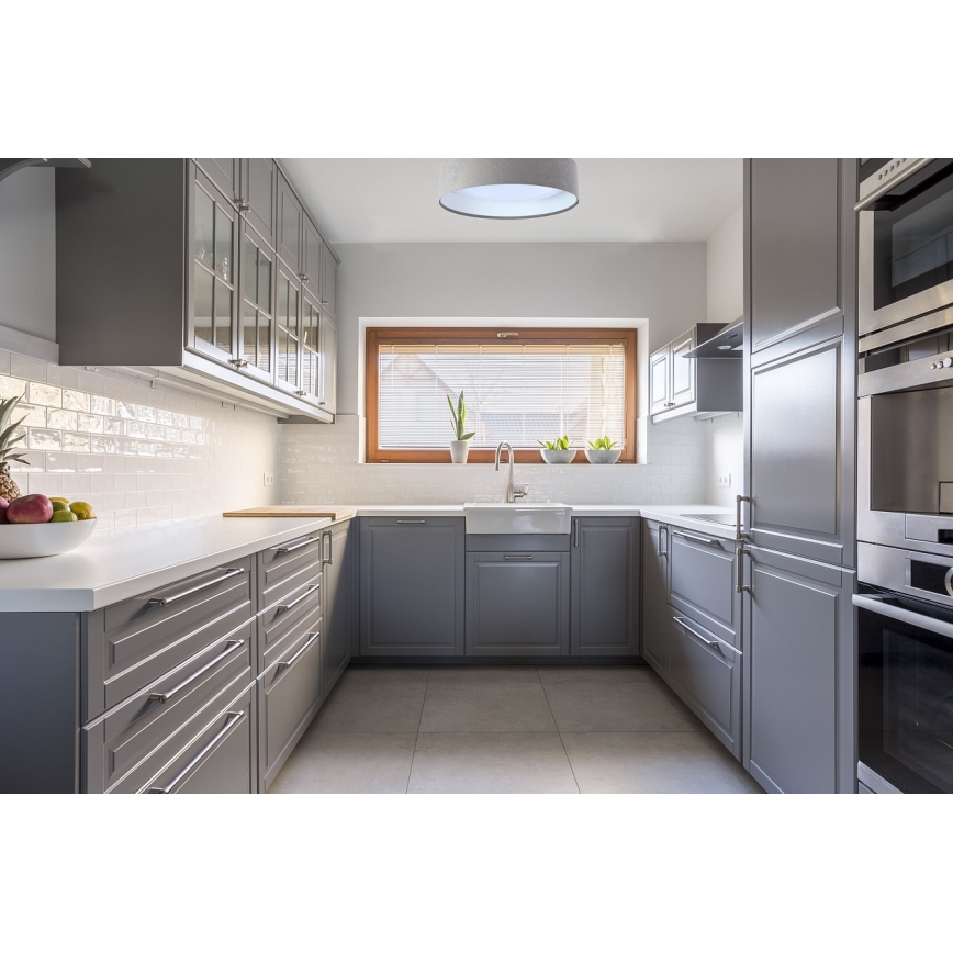 Plafoniera LED GALAXY LED/24W/230V Ø 44 cm grigio/bianco