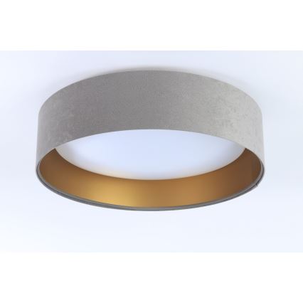 Plafoniera LED da soffitto GALAXY LED/24W/230V diam. 44 cm grigio/oro