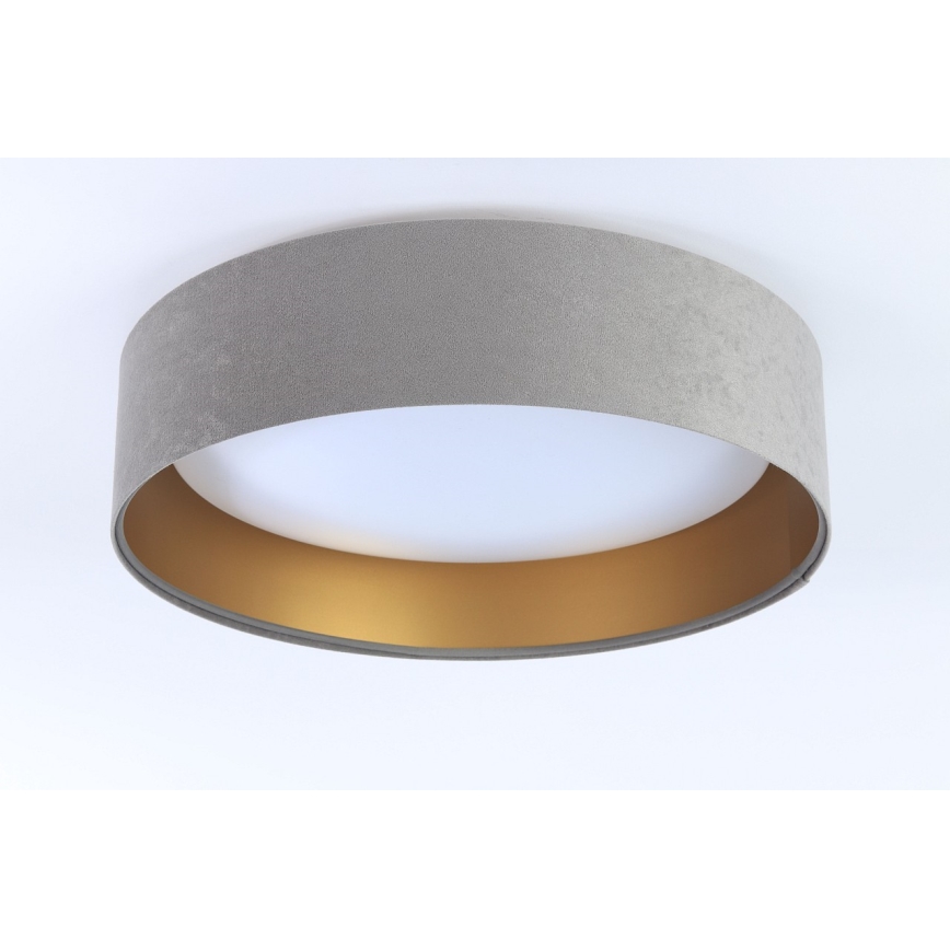 Plafoniera LED da soffitto GALAXY LED/24W/230V diam. 44 cm grigio/oro