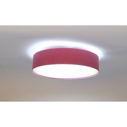 Plafoniera LED GALAXY LED/24W/230V rosa/oro