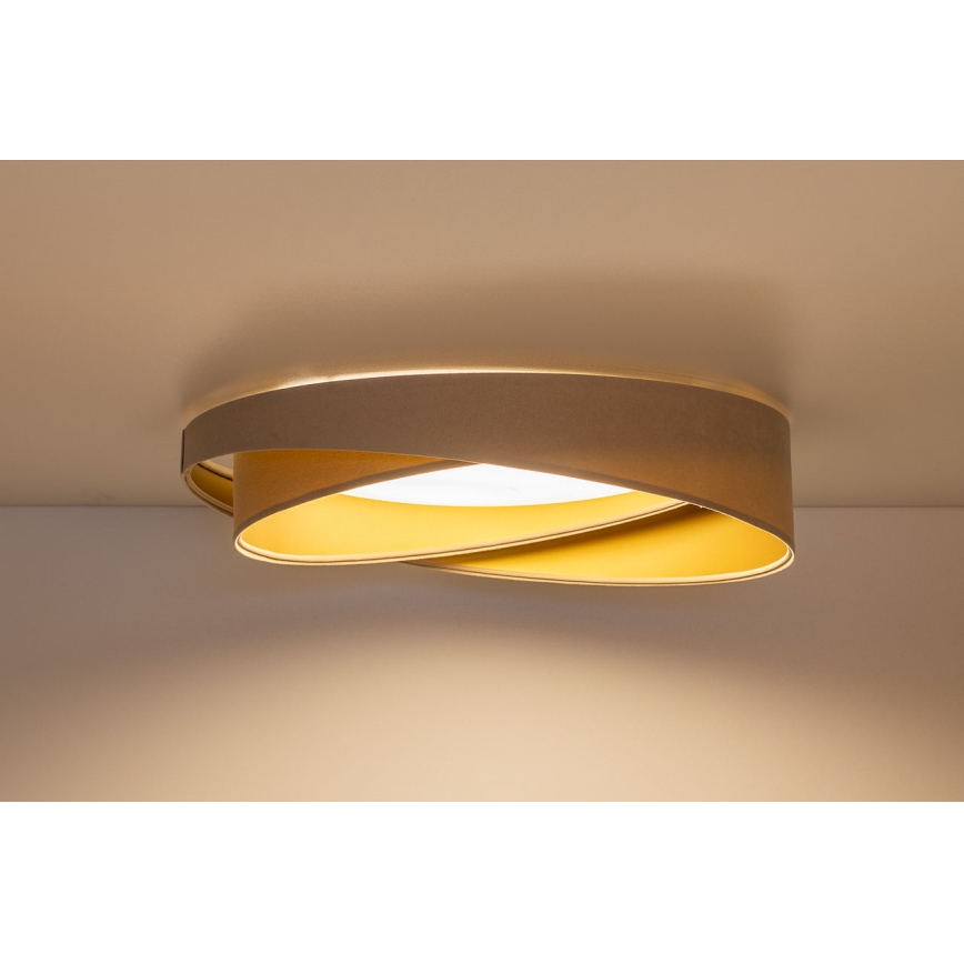 Plafoniera LED GALAXY MODERN LED/24W/230V Ø 55 cm beige/oro