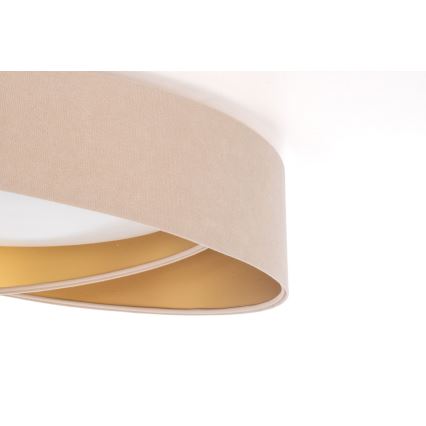 Plafoniera LED GALAXY MODERN LED/24W/230V Ø 55 cm beige/oro