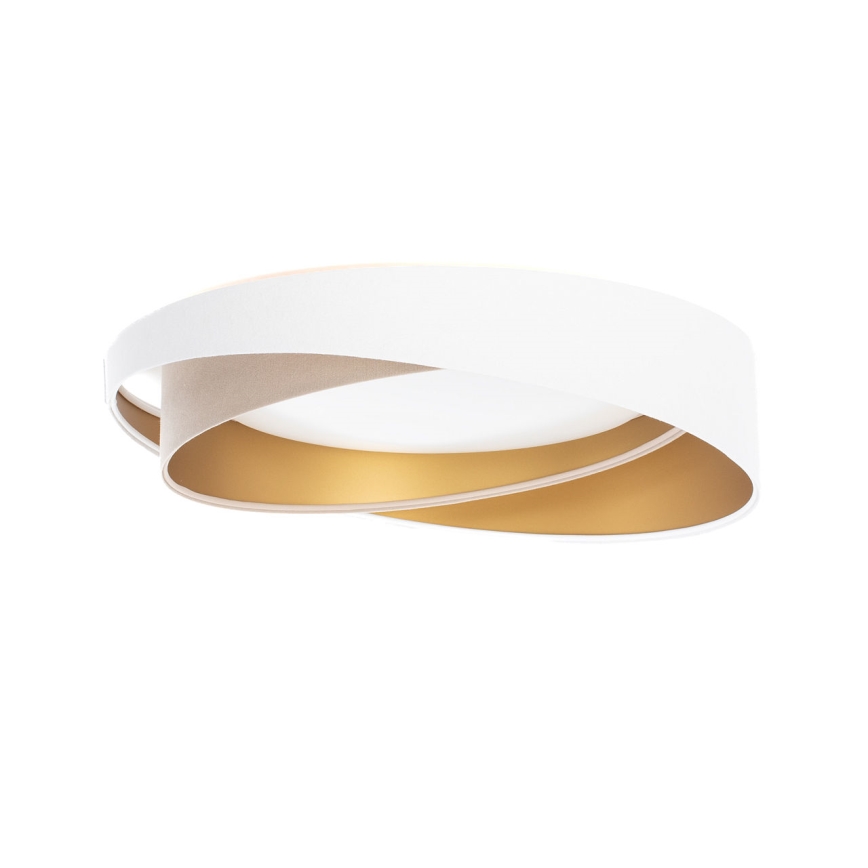 Plafoniera LED GALAXY MODERN LED/24W/230V Ø 55 cm bianco/beige/oro