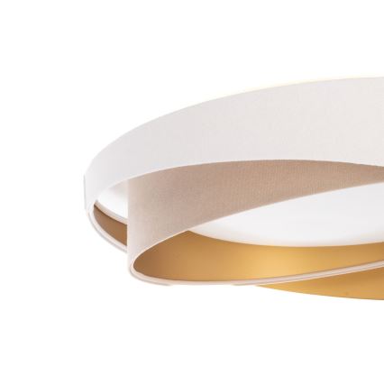 Plafoniera LED GALAXY MODERN LED/24W/230V Ø 55 cm bianco/beige/oro