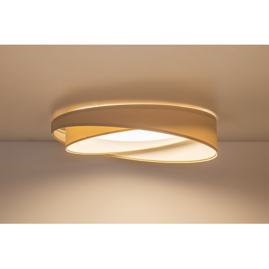 Plafoniera LED GALAXY MODERN LED/24W/230V Ø 55 cm crema/bianco
