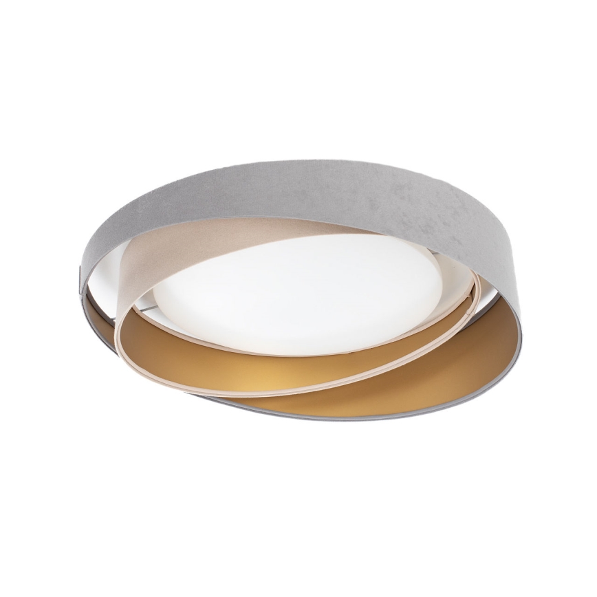 Plafoniera LED GALAXY MODERN LED/24W/230V Ø 55 cm grigio/beige/oro