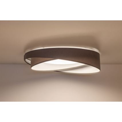 Plafoniera LED GALAXY MODERN LED/24W/230V Ø 55 cm grigio/bianco