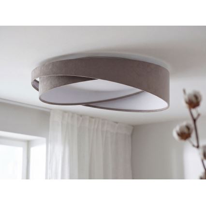 Plafoniera LED GALAXY MODERN LED/24W/230V Ø 55 cm grigio/bianco