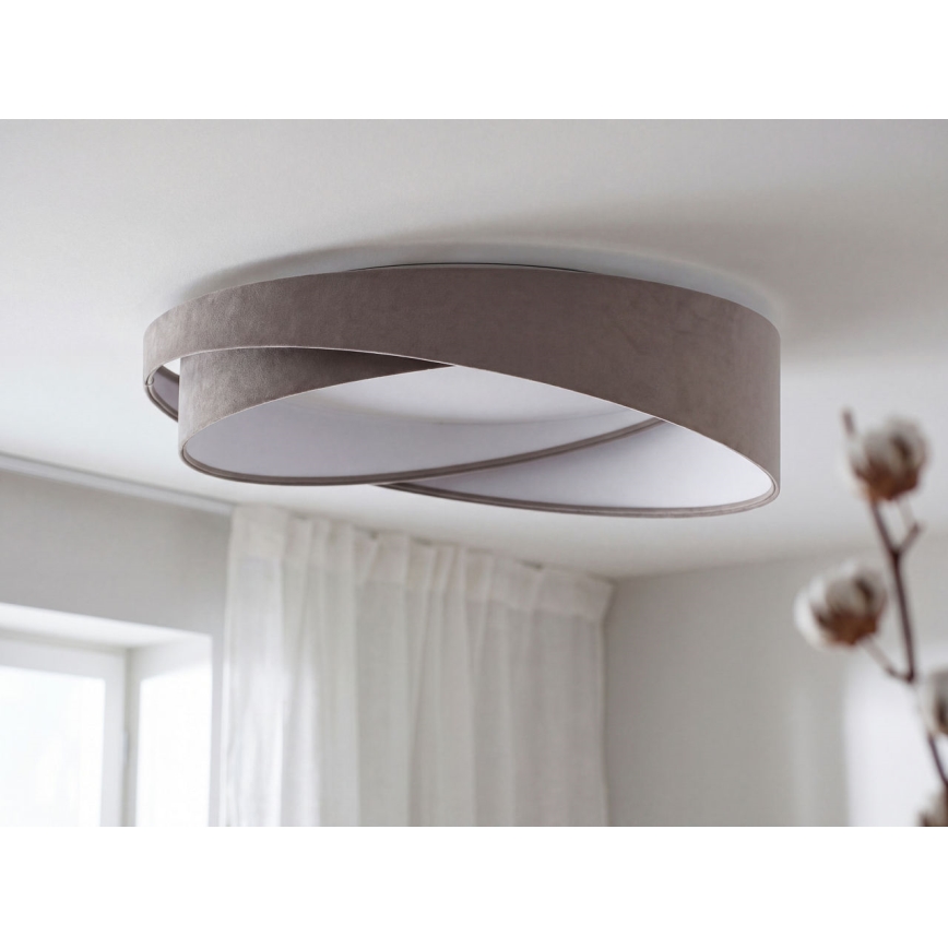 Plafoniera LED GALAXY MODERN LED/24W/230V Ø 55 cm grigio/bianco