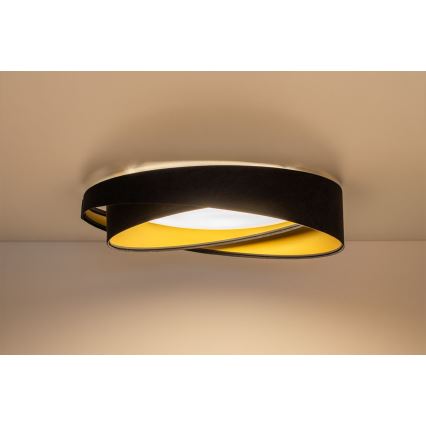 Plafoniera LED GALAXY MODERN LED/24W/230V Ø 55 cm nero/oro