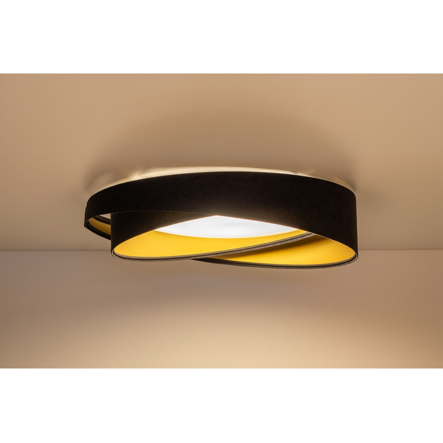 Plafoniera LED GALAXY MODERN LED/24W/230V Ø 55 cm nero/oro