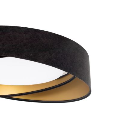 Plafoniera LED GALAXY MODERN LED/24W/230V Ø 55 cm nero/oro
