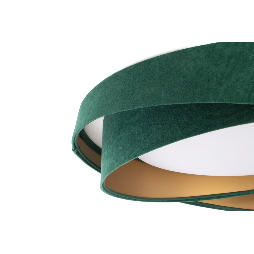 Plafoniera LED GALAXY MODERN LED/24W/230V Ø 55 cm verde/oro