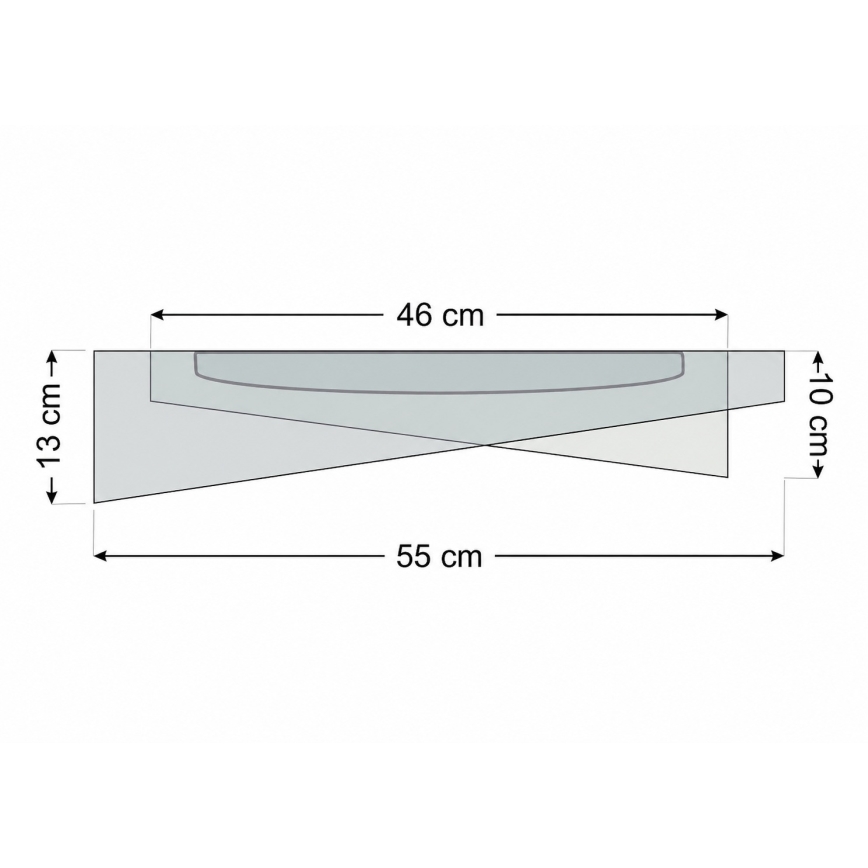 Plafoniera LED GALAXY MODERN LED/24W/230V Ø 55 cm verde/oro