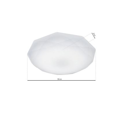 Plafoniera LED HEX LED/24W/230V