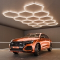 Plafoniera LED HEXAGON LED/570W/85-265V 4000K 522x298 cm CRI 90 IP44 bianca