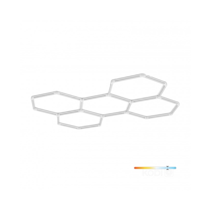 Plafoniera LED HEXLINE LED/216W/230V 6500K 208x300 cm bianco