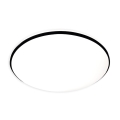 Plafoniera LED HUGO LED/16/24/32W/230V 3000/4000/6500K Ø 37 cm IP54 nera