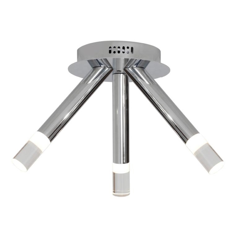 Plafoniera LED ICE 3xLED/5W/230V cromo lucido