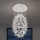 Plafoniera LED in cristallo SAMOA LED/30W/230V Ø 40 cm cromo lucido + telecomando