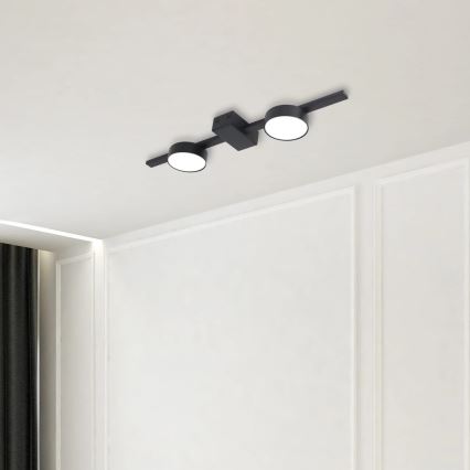Plafoniera LED JOY 2xGX53/6W/230V nero
