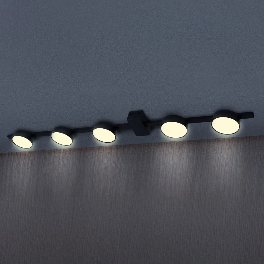 Plafoniera LED JOY 5xGX53/6W/230V nero