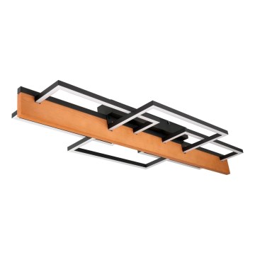 Plafoniera LED LARYSA LED/35W/230V 35x90 cm, finitura pino