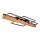 Plafoniera LED LARYSA LED/35W/230V 35x90 cm, finitura pino