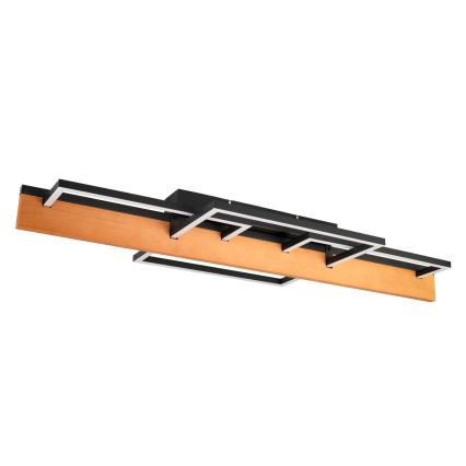 Plafoniera LED LARYSA LED/35W/230V 35x90 cm, finitura pino