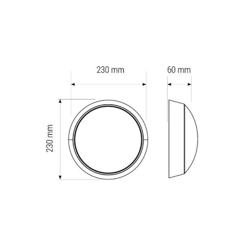 Plafoniera LED LED/11W/230V IP40