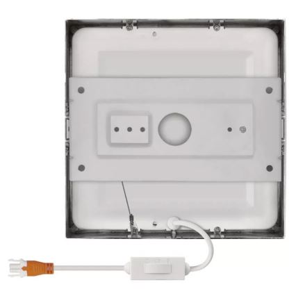 Plafoniera LED NEXXO LED/12,5W/230V 3000/3500/4000K 17x17 cm cromo lucido
