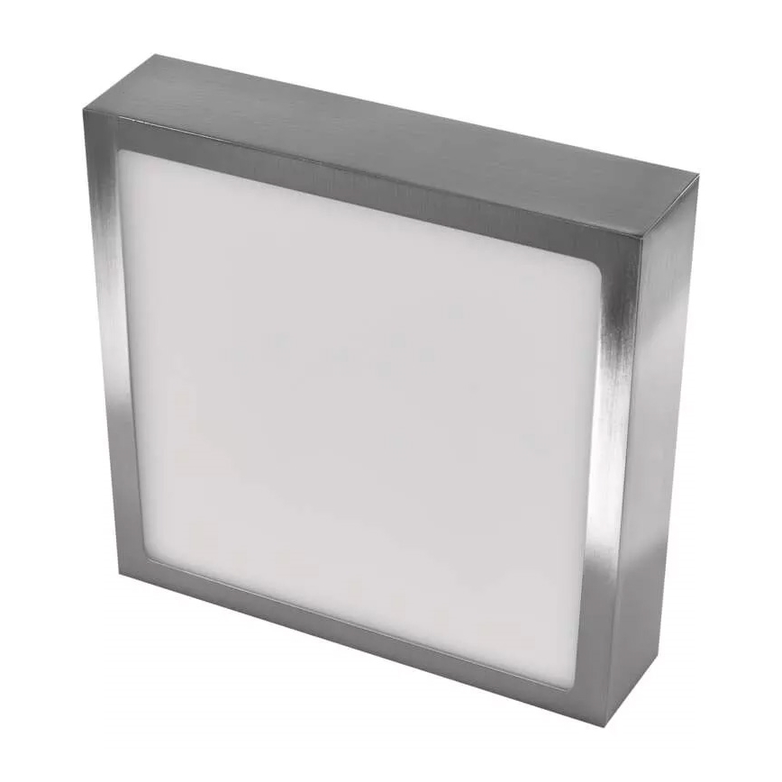 Plafoniera LED NEXXO LED/12,5W/230V 3000/3500/4000K 17x17 cm cromo lucido