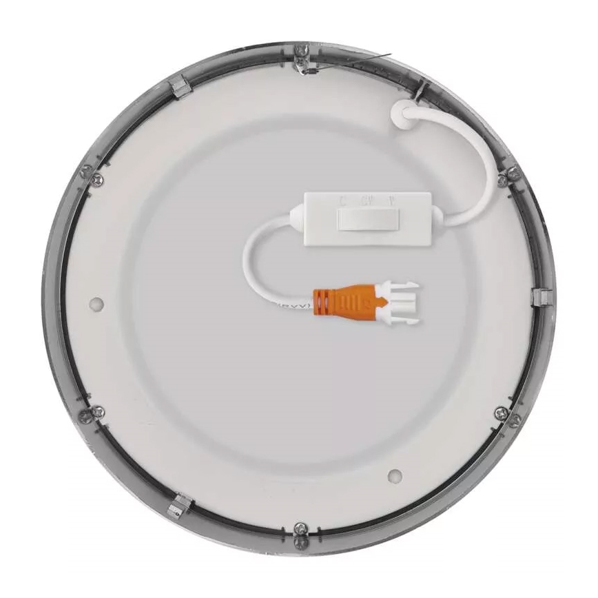 Plafoniera LED NEXXO LED/12,5W/230V 3000/3500/4000K diametro 17 cm cromo opaco