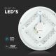 Plafoniera LED LED/12W/230V 22,5cm 3000K/4000K/6400K latte