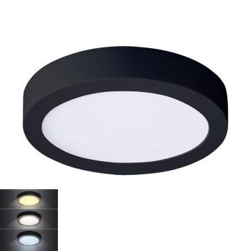 Plafoniera LED LED/12W/230V 3000/4000/6000K nero rotondo