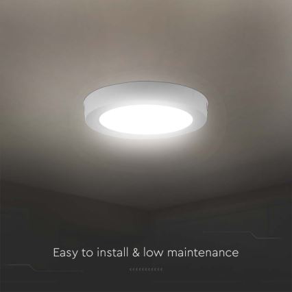 Plafoniera LED LED/12W/230V 3000K diametro 16,7 cm bianco