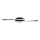 Plafoniera LED LED/12W/230V 3000K nero