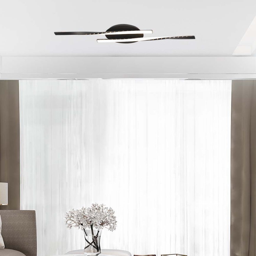 Plafoniera LED LED/12W/230V 3000K nero