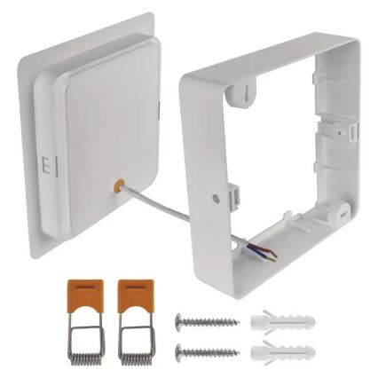 Plafoniera LED LED/18W/230V 17x17 cm bianco