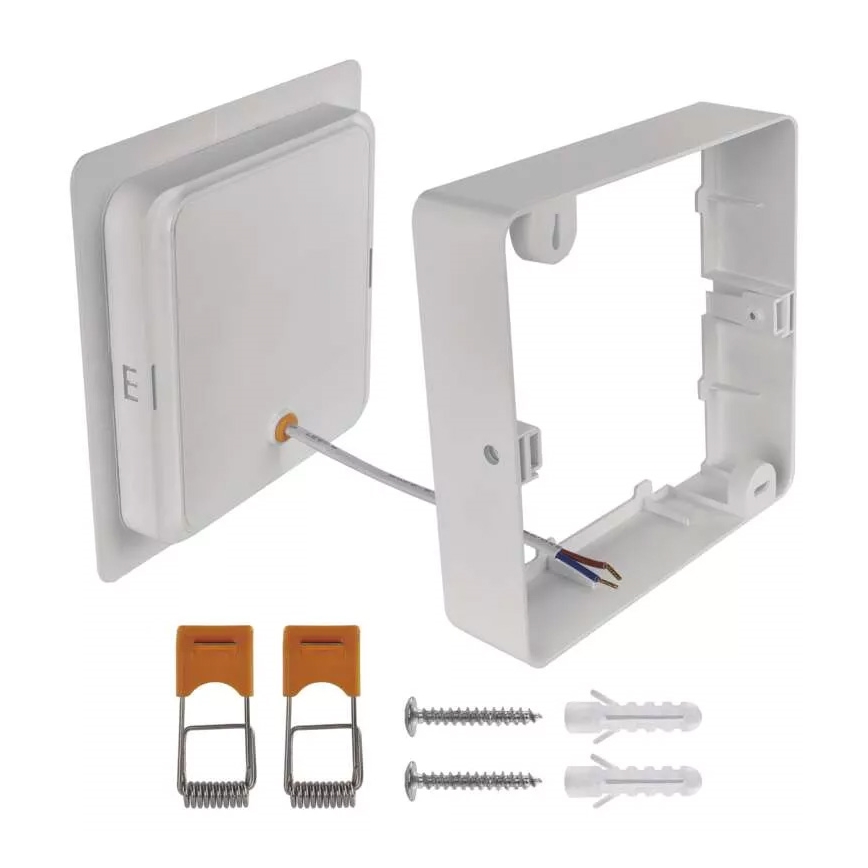 Plafoniera LED LED/18W/230V 17x17 cm bianco